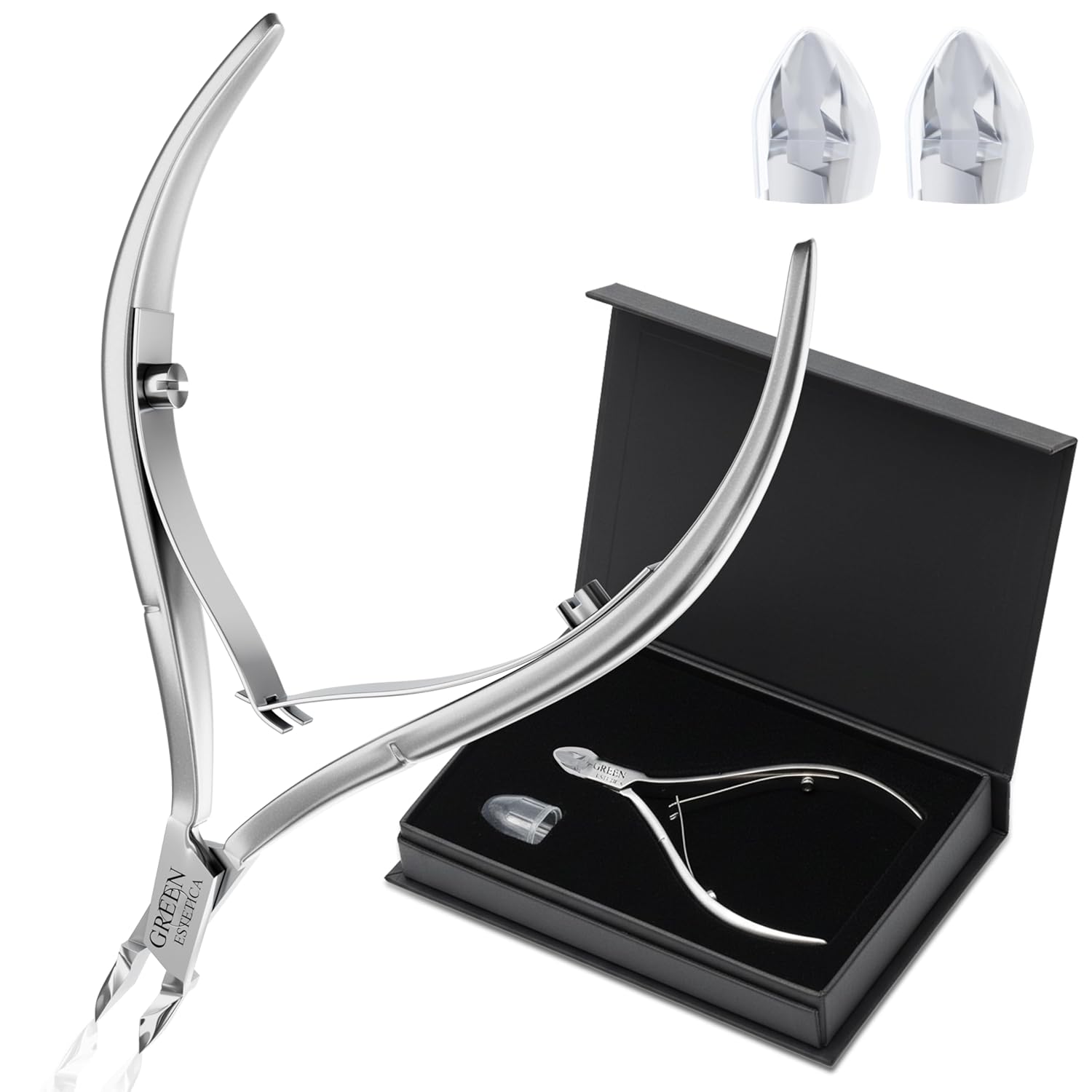 Cuticle Trimmer Stainless Steel Silver Manicure Tool - Image 11