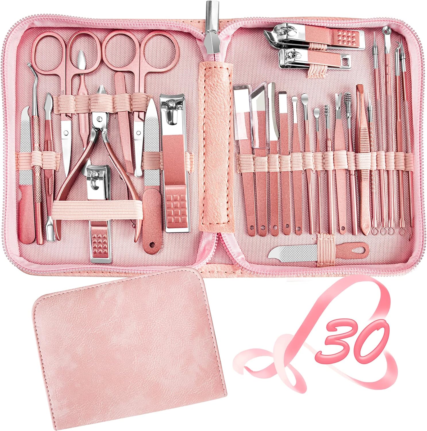 Manicure Set 30 Piece Nail Clipper Kit