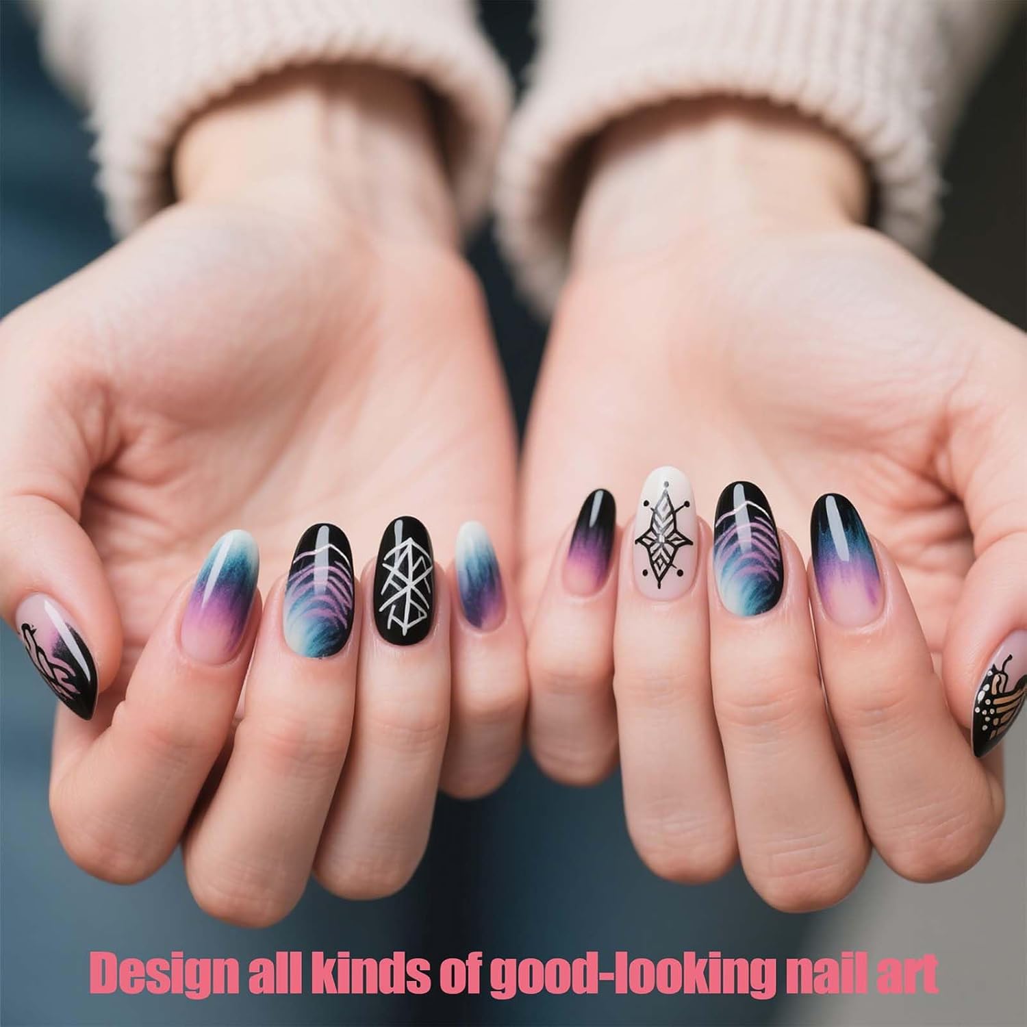 Nail Art Brush Set 32 Pieces Double-ended - Image 5